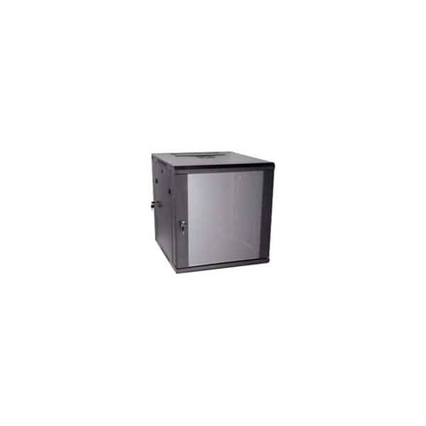 Kendall Howard 12U Swing Out Wall Mount Cabinet - Glass Door