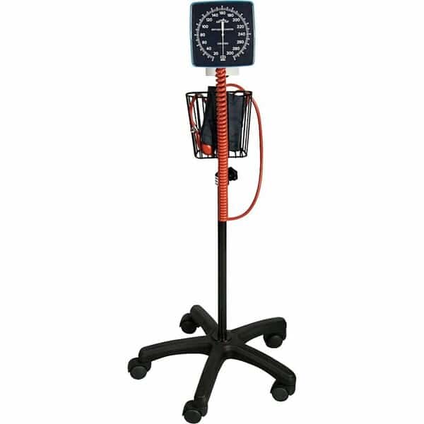 Medline MDS9407 Mobile Aneroid Sphygmomanometer with Adult Cuff