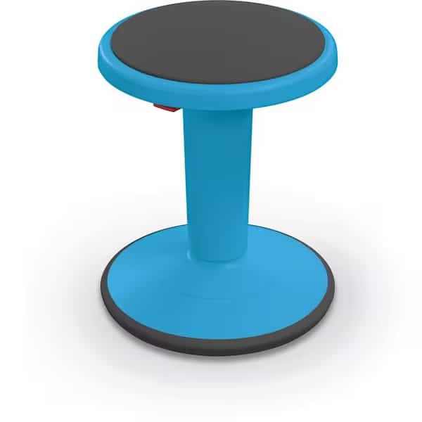 Grow Stool, Height Adjustable, Tall, Blue