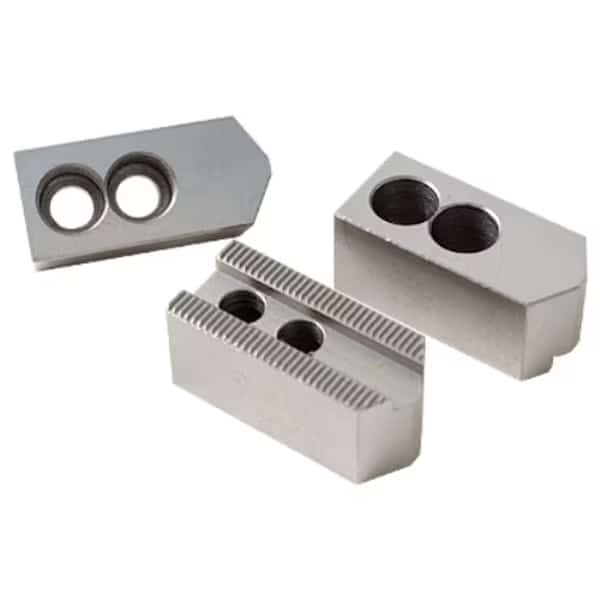 Taiki 15" 1.5mm X 60 Degree 22mm 3 Piece Aluminum Soft Jaw Set