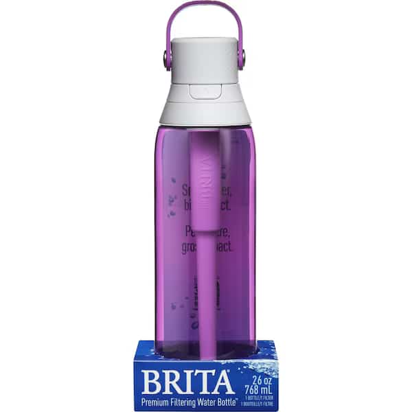 Brita Premium 26 oz Orchid BPA Free Filtered Water Bottle