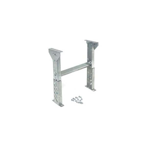 Leg Support 38" to 50"H for Omni Metalcraft 24" Between Frame Width Ball Transfer Table