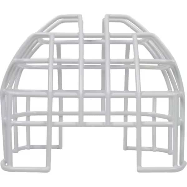 9-ga wire cage protects horn/strobe/spkr