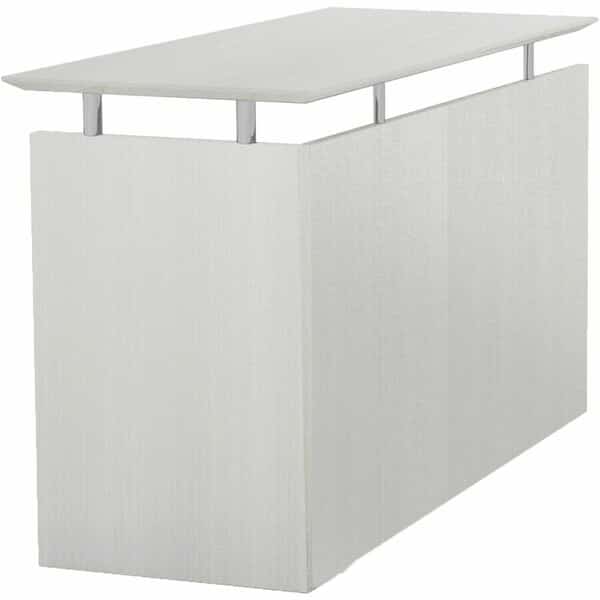 Non Handed Return Medina Universal Return, Sea Salt, 48"x20", 20" D X 29-1/2" H, 48-1/2" W X