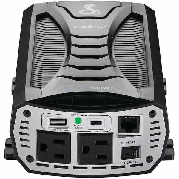 Power Inverter,400W, Mfr#: CPI400PSW, COBRA