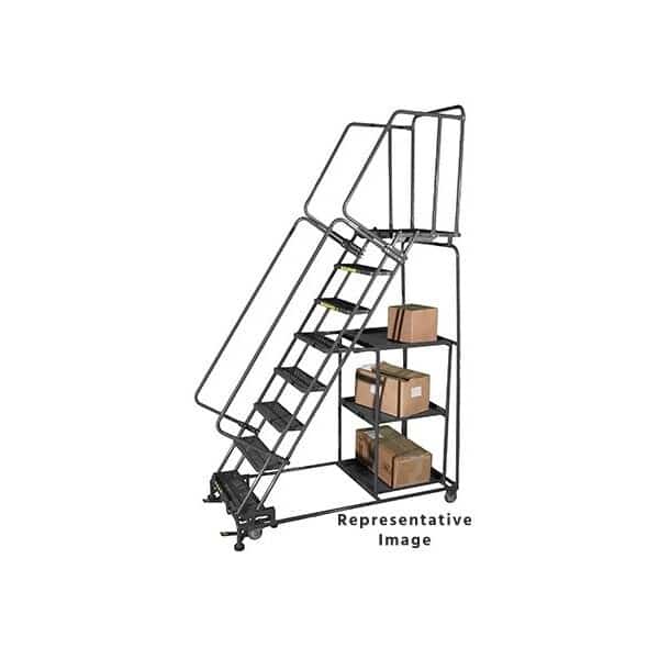 Stock Picking Roll Ladder,Steel,60 in.H, Mfr#: SPL-6-14-X, BALLYMORE
