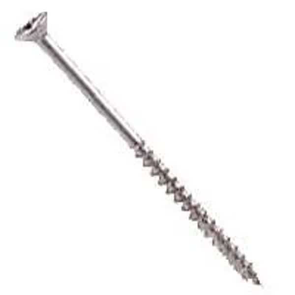 Deck Screw, #8 x Steel, Phillips Drive