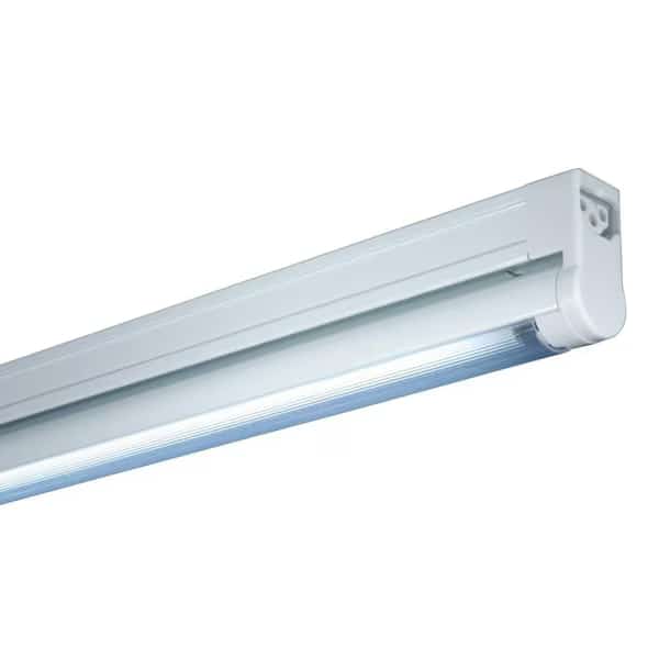 22W Fluorescent Undercabinet Fixture with Rocker Swithch - White