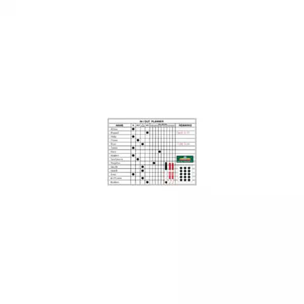 In/Out Board Kit, 18" x 24", Mfr#: IOP-1824, MAGNA VISUAL, INC.