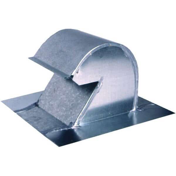 Gooseneck Vent, 418 in OAL, 612 in OAW, Steel, Mill, Galvanized