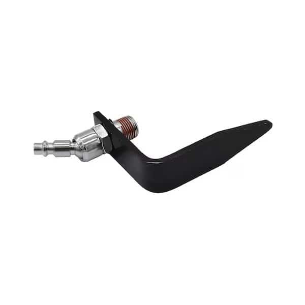 L' Shaped Rafter Hook Aluminum for Nail Guns, 1/4 in. Ind. Body x 1/4 in. Male NPT Swivel Fitting