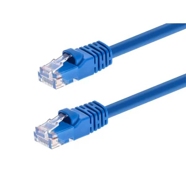 Ethernet Cable, Cat 6, Blue, 0.5 ft., MONOPRICE, Mfr# 7499