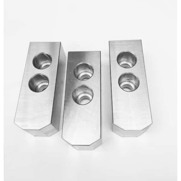 Taiki 6" 1.5mm X 60 Degree 3 Piece Aluminum Soft Jaw Set