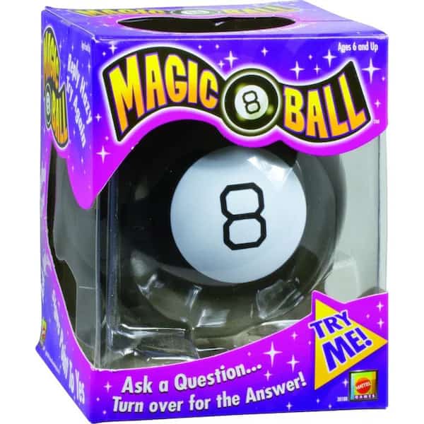Mattel Magic 8 Ball Black/White