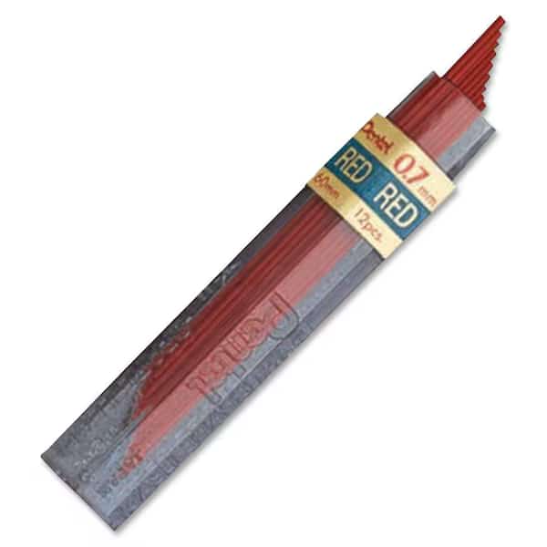HB Super Hi-Polymer Leads, 0.7mm, Red, PK144, 144PK