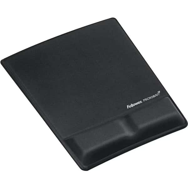 Mousepad w/Microban Wrist Support, Black