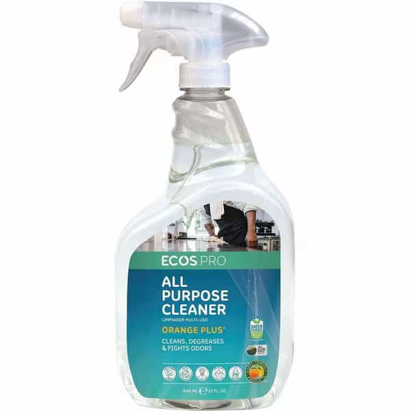 All Purpose Cleaner, Trigger Spray Bottle, Orange, 6 PK, ECOS PRO, Mfr# PL9706/6