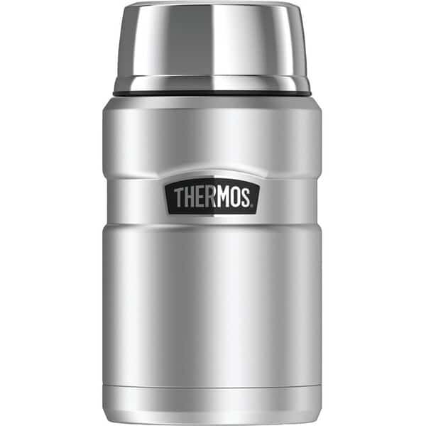 STAINLESS KING Vacuum Insulated Food Jar, 24 oz Capacity, Stainless Steel, Matte Steel