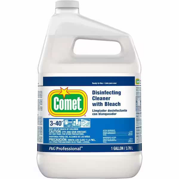 Cleaner and Disinfectant, Jug, 1 gal, Unscented, 3 PK