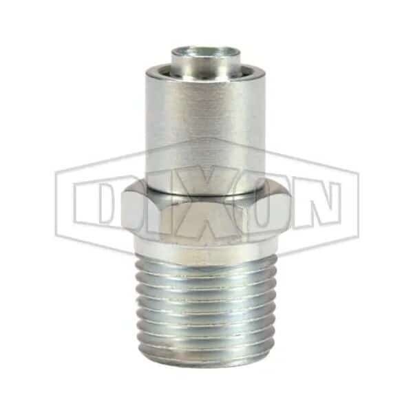 Crimp Collar, 1/4 in, Nominal Rigid Male, Carbon Steel, Domestic