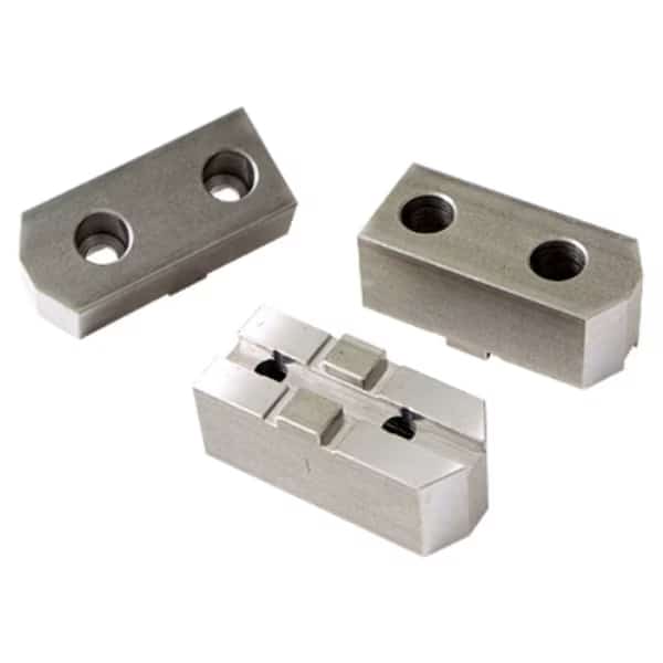 Taiki 6" Tongue & Groove Steel Soft Jaw 3 Piece Set