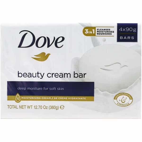 Bar Soap, 3.25 Oz., Fresh, Gentle, PK48, DOVE, Mfr# CB070107