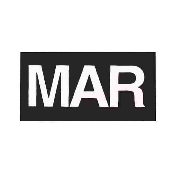 Months of the Year, White/Black, Mfr#: FH-17, MAGNA VISUAL, INC.