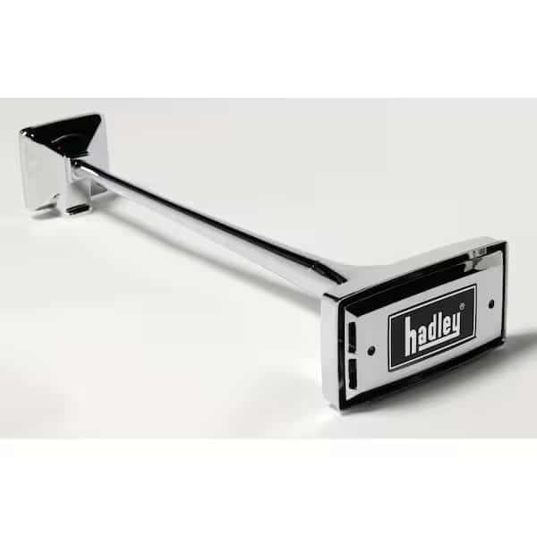 Single Tone, Rectangular Trumpet, 29" Length, Chrome Plated, Steel, Hadley Horns, Mfr#: H00977