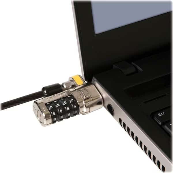 Kensington ClickSafe Combination Laptop Lock with 6 ft. Cable, Black