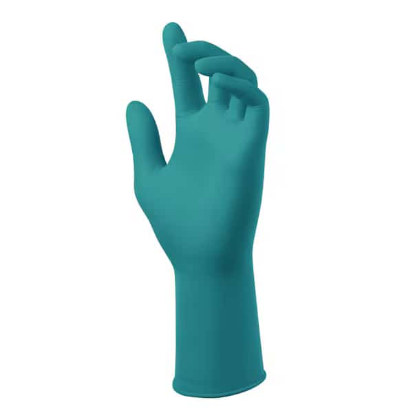 SW PowerForm PF-12TL Extended-Cuff Teal X-Small 6.2mil Heavy-Duty Nitrile Exam Gloves, PK 50