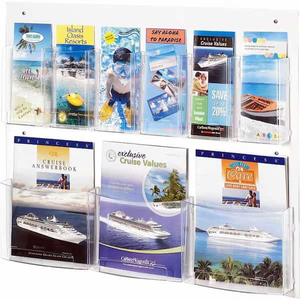 Literature Display,3 Mag/6 Pam, Mfr#: 5666CL, SAFCO