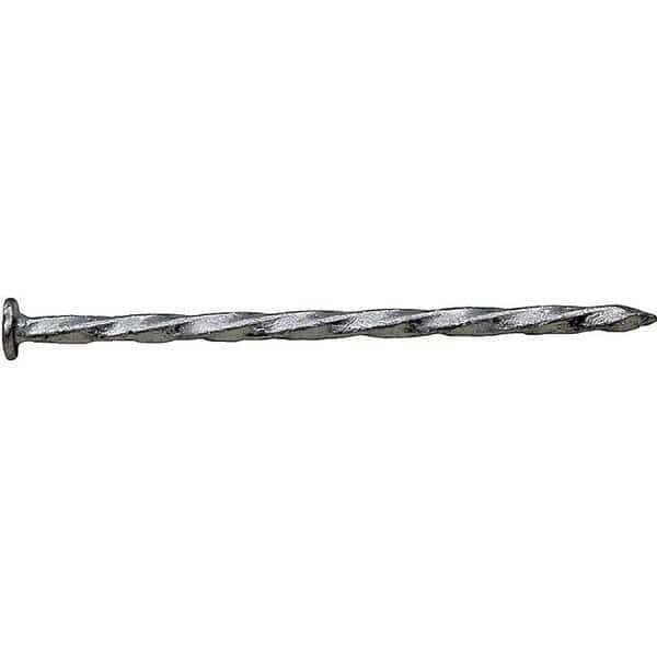 00 Deck Nail, 8D, 212 in L, Steel, HotDipped Galvanized, Flat Head, Spiral Shank, 1 lb