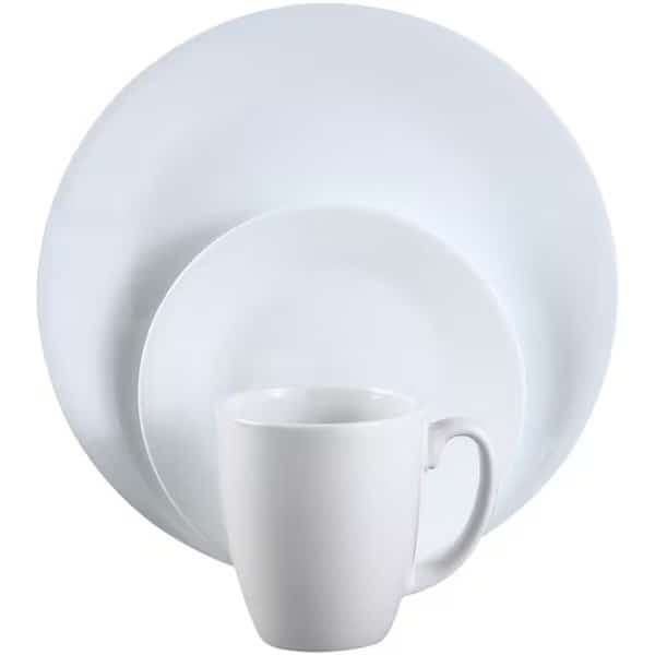 Dinnerware Set, Vitrelle Glass, For Dishwashers, PreHeated Microwave Ovens and Refrigerators