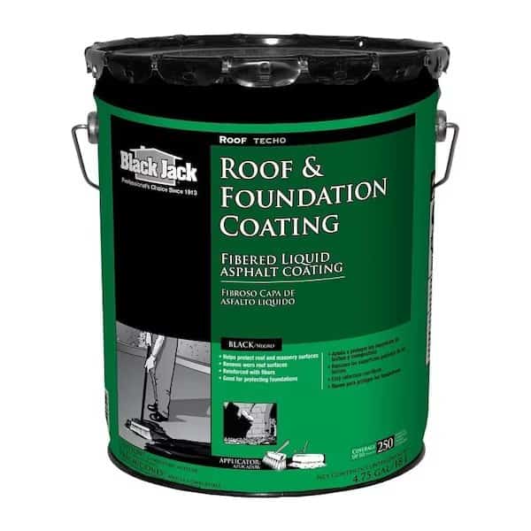 Gardner 0105-GA Roof Coating, Black, 5 gal