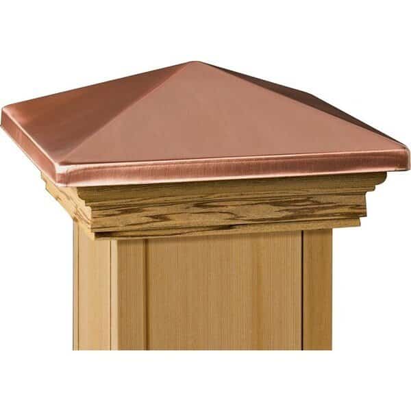 Maine Ornamental 72227 Post Cap, 5-1/2 x 5-1/2 in Post/Joist, 6 in L, 6 in W