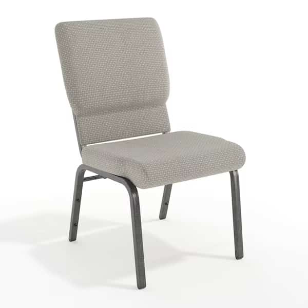 Gray Dot Fabric Church Chair, Flash Furniture, Mfr#: 4-FD-CH02185-SV-GYDOT-GG