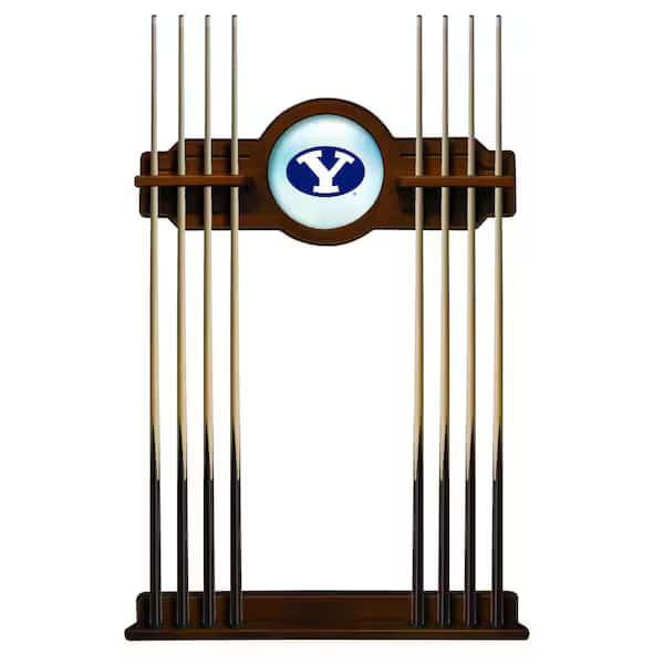 Brigham Young Cue Rack in Chardonnay Finish