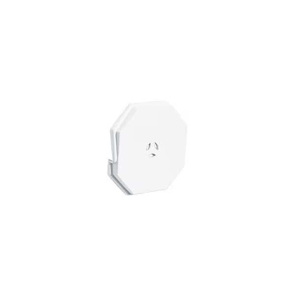 BUILDERS EDGE 130010006001 Mounting Block, 6-3/4 in W, Surface Mounting, White, Builders Edge, Mfr#: 130010006001