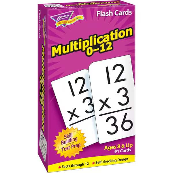 Multiplication 0-12 Skill Drill Flash Cards