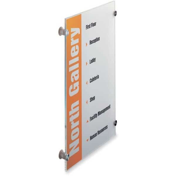 Crystal Sign, 11-3/4"Wx16-5/8"H