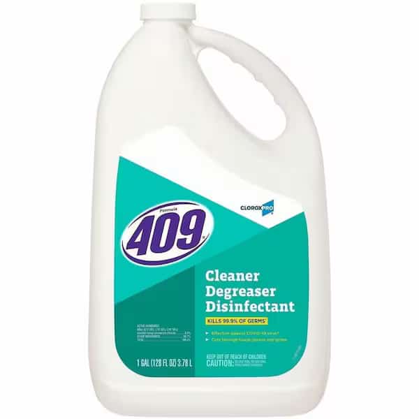 Cleaner/Degreaser Disinfectant, 1 Gal Jug, Liquid, Clear, 4 PK