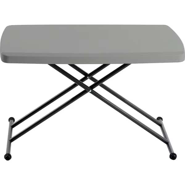 Rectangle IndestrucTableÃ‚Â® Classic Folding Table, Charcoal - 30" x 20" Personal, 20" W, 30" L