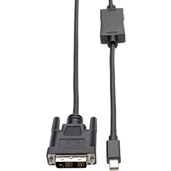 Mini DisplayPort to DVI Adapter Cable M/M 1080p mDP to DVI 3ft