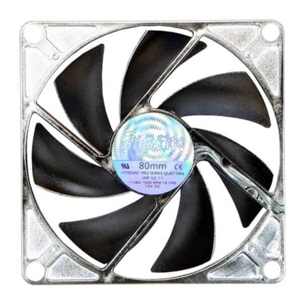 SilenX IXP-52-14 80 x 15 mm. iXtrema Pro 14DBA 24CFM Fan, Silenx, Mfr#: IXP-52-14
