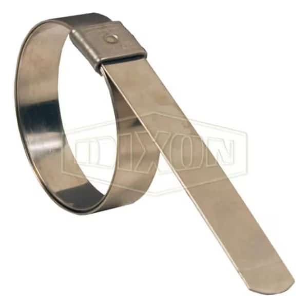 K Series Universal Preformed Band Clamp, 8 ID x 0.03 in Thick, 300 SS, Domestic