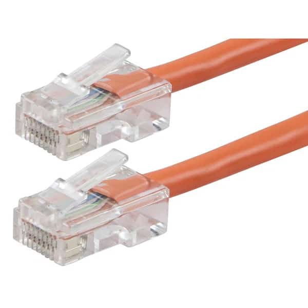 Cat6 Utp Patch Cable, 1 ft.Orange