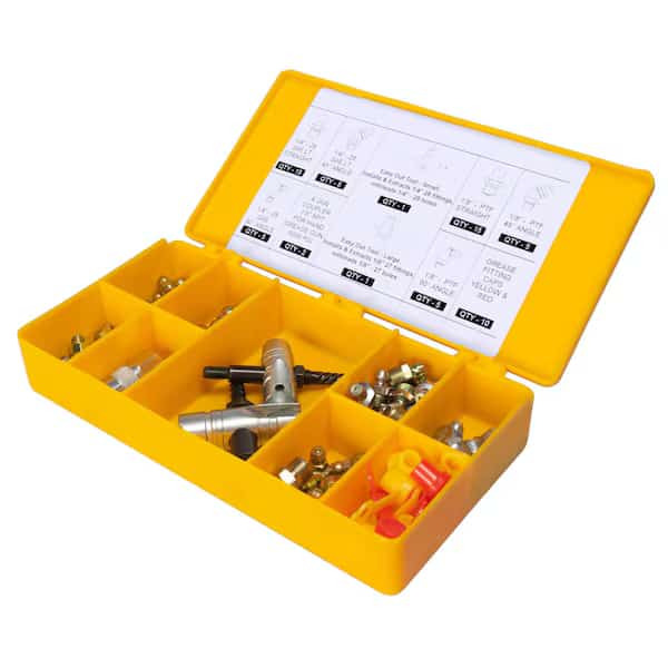 Grease Fitting Set, SAE, 65 pcs.