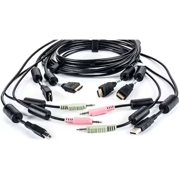 Cable Assy, 2-Hdmi/1-Usb/2-Audio, 6Ft