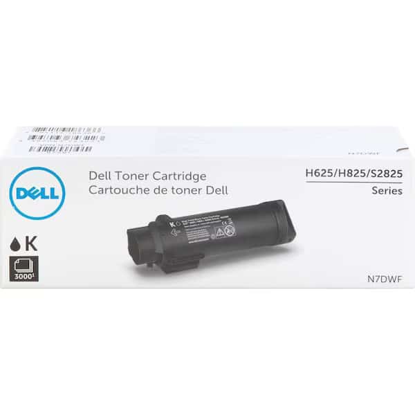 High Yield Black Toner 3K YLD 593BBOW, Dell, Mfr#: N7DWF