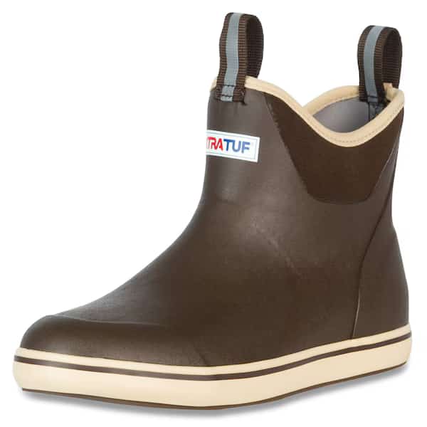Ankle Deck Boot, Chocolate / Tan, 13, PR, XTRATUF, Mfr# 22734-BRN-130